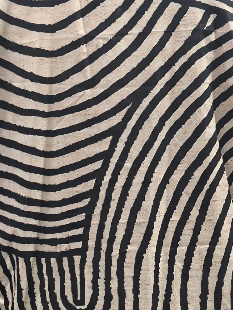 Bianca | Chemise ample à motif graphique et col boutonné pour femme