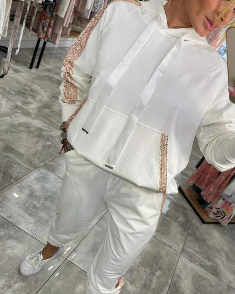 Thiphaine | Ensemble Décontracté en Doux à Coupe Détente