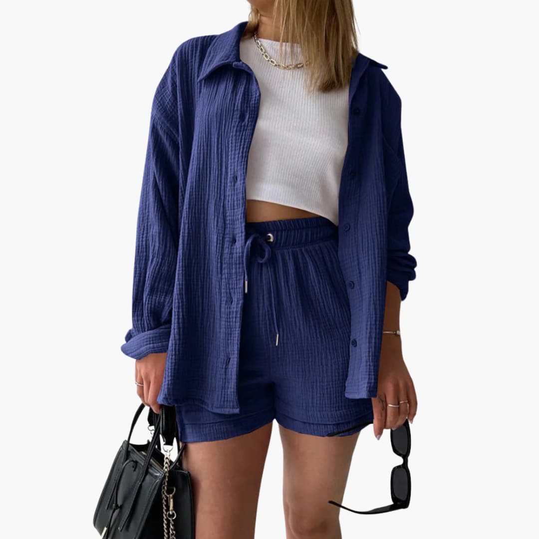 Miriam | Ensemble décontracté texturé pour femme