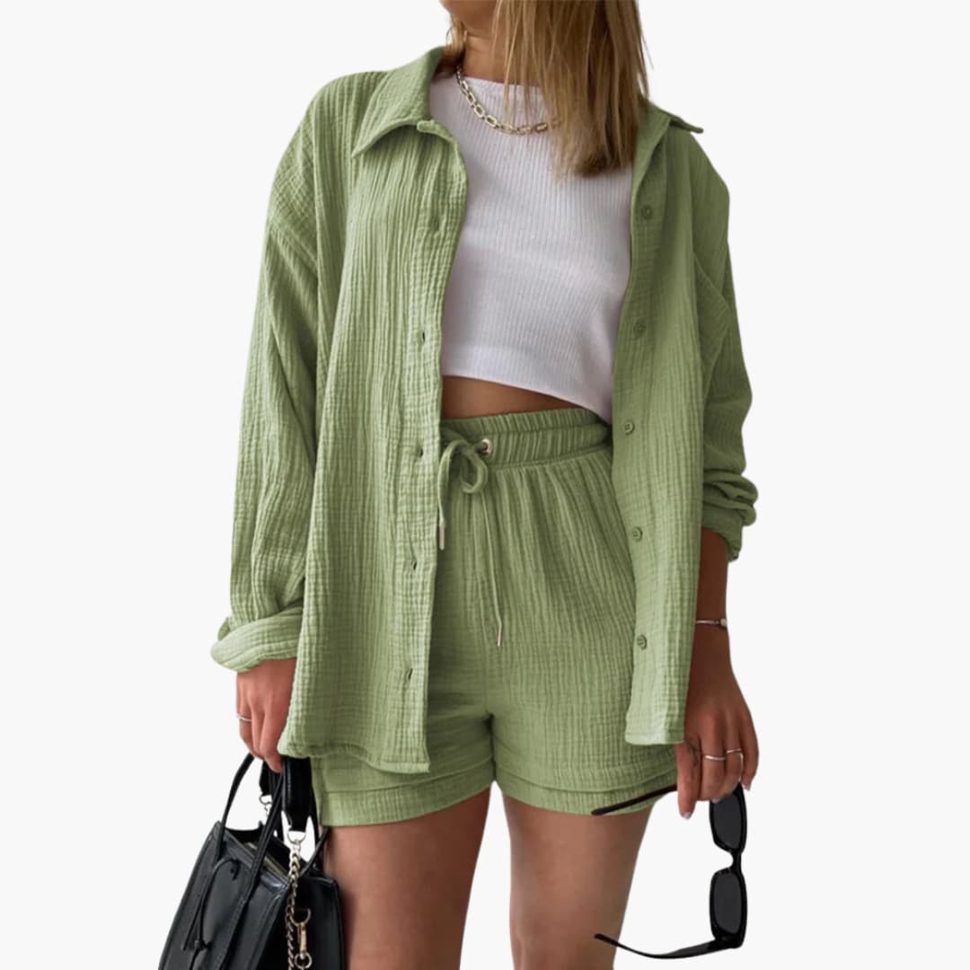 Miriam | Ensemble décontracté texturé pour femme