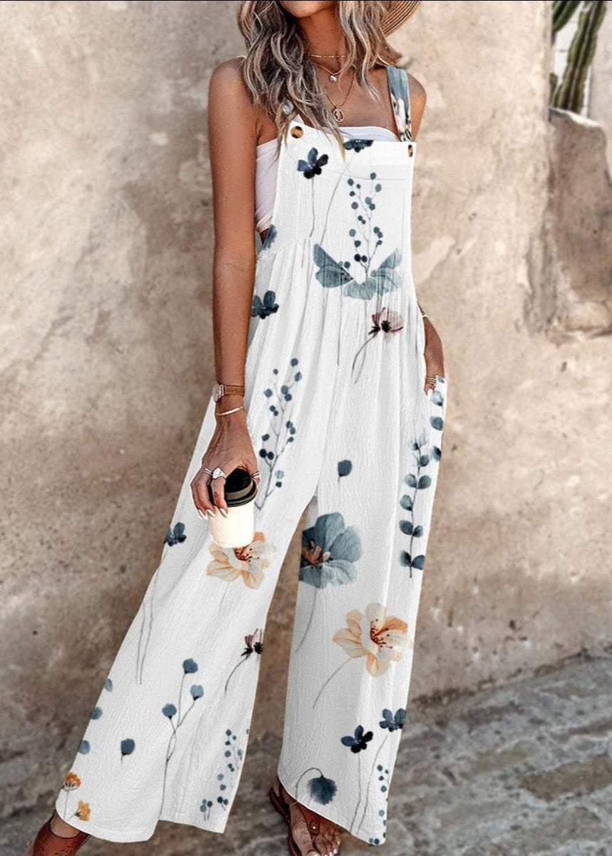 Ysée | Salopette large à imprimé fleur pour femme