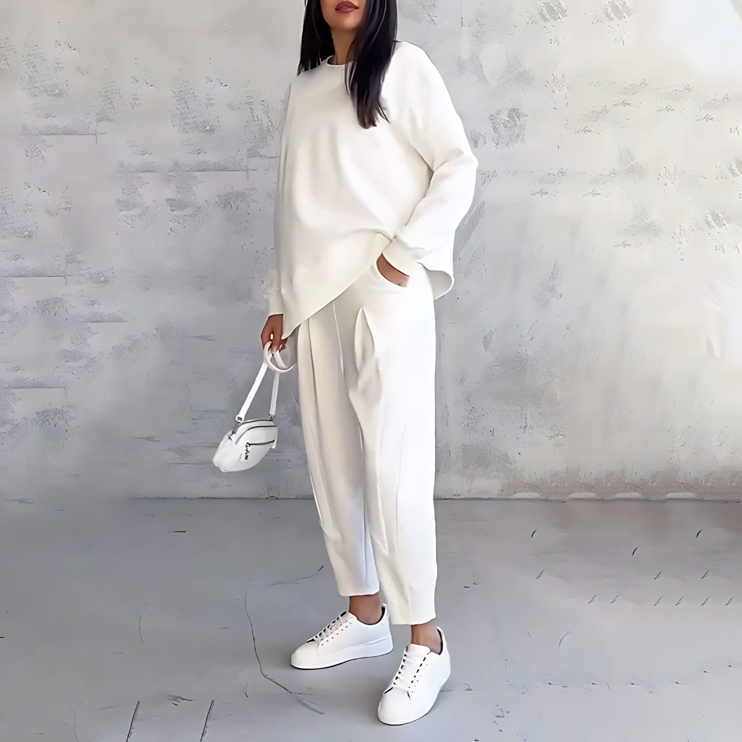 Blandina | Ensemble Décontracté Élégant à Coupe Fluide