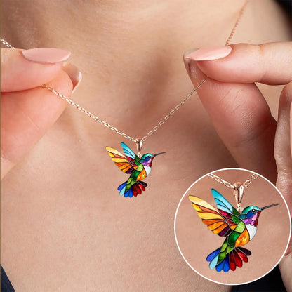 Théa | Collier et Boucles d’Oreilles Colibri Élégants