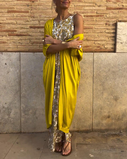 Liliana | Combinaison fluide à imprimé floral et coupe ample