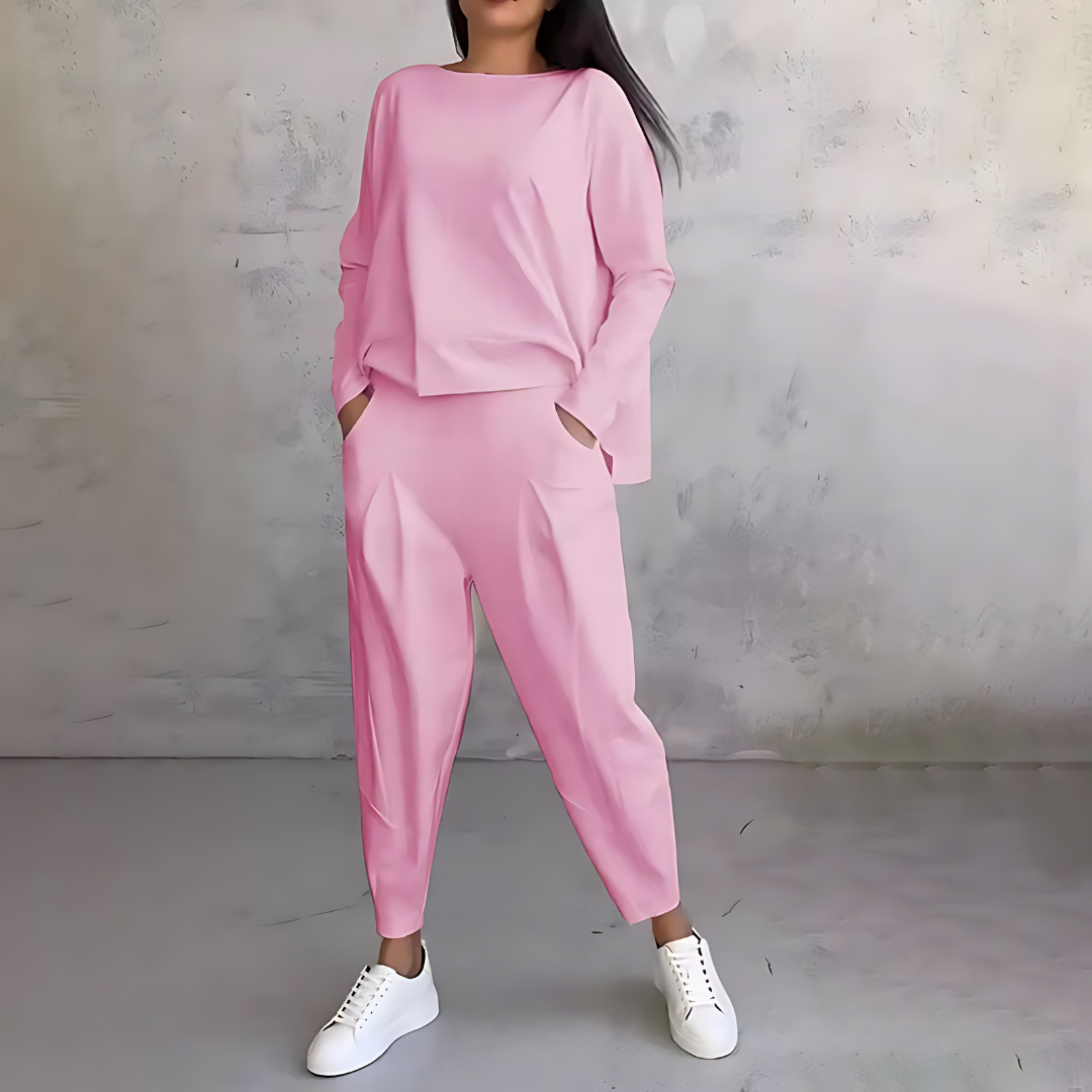 Blandina | Ensemble Décontracté Élégant à Coupe Fluide