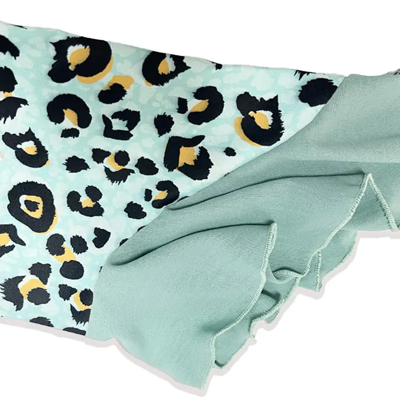 Jacqueline | Haut imprimé bohème à manches volantées