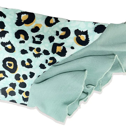 Jacqueline | Haut imprimé bohème à manches volantées