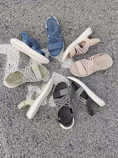 Auriane | Sandales Orthopédiques à Brides Croisées pour Femme