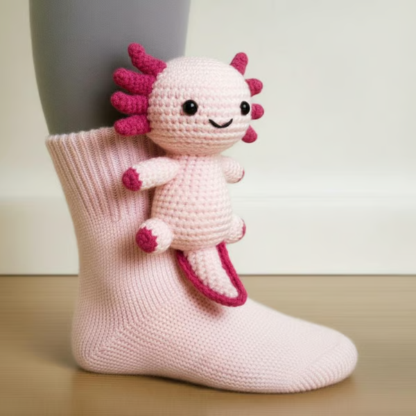 Adeline | Chaussettes Douces avec Peluche d’Animal Attachée