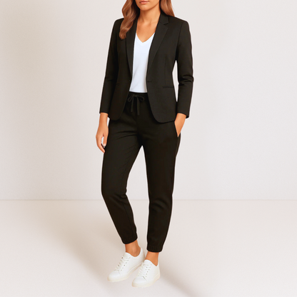Clotilde | Ensemble Femme Décontracté Chic avec Blazer et Pantalon Ajusté