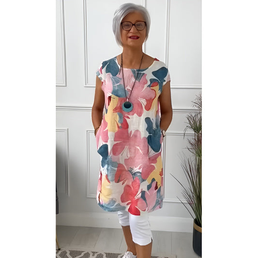 Dina | Robe ample à imprimé floral pour femme