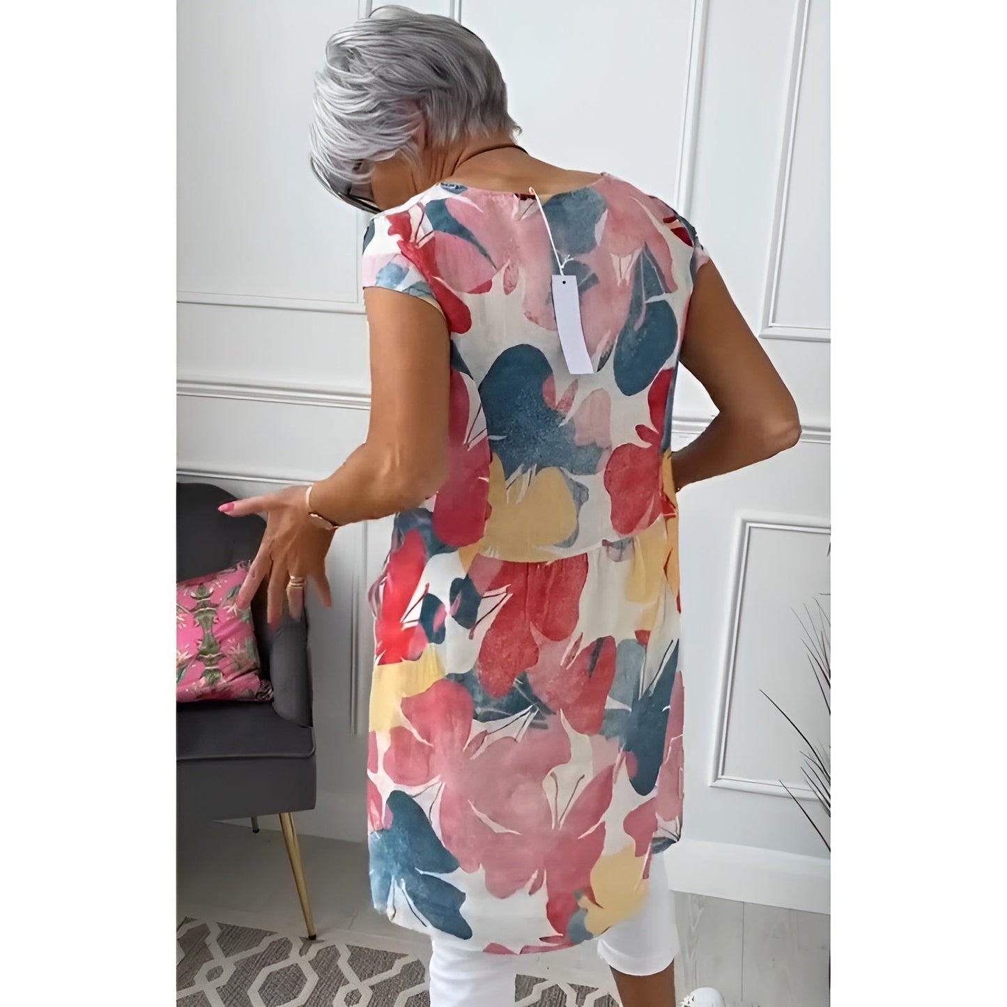 Dina | Robe ample à imprimé floral pour femme