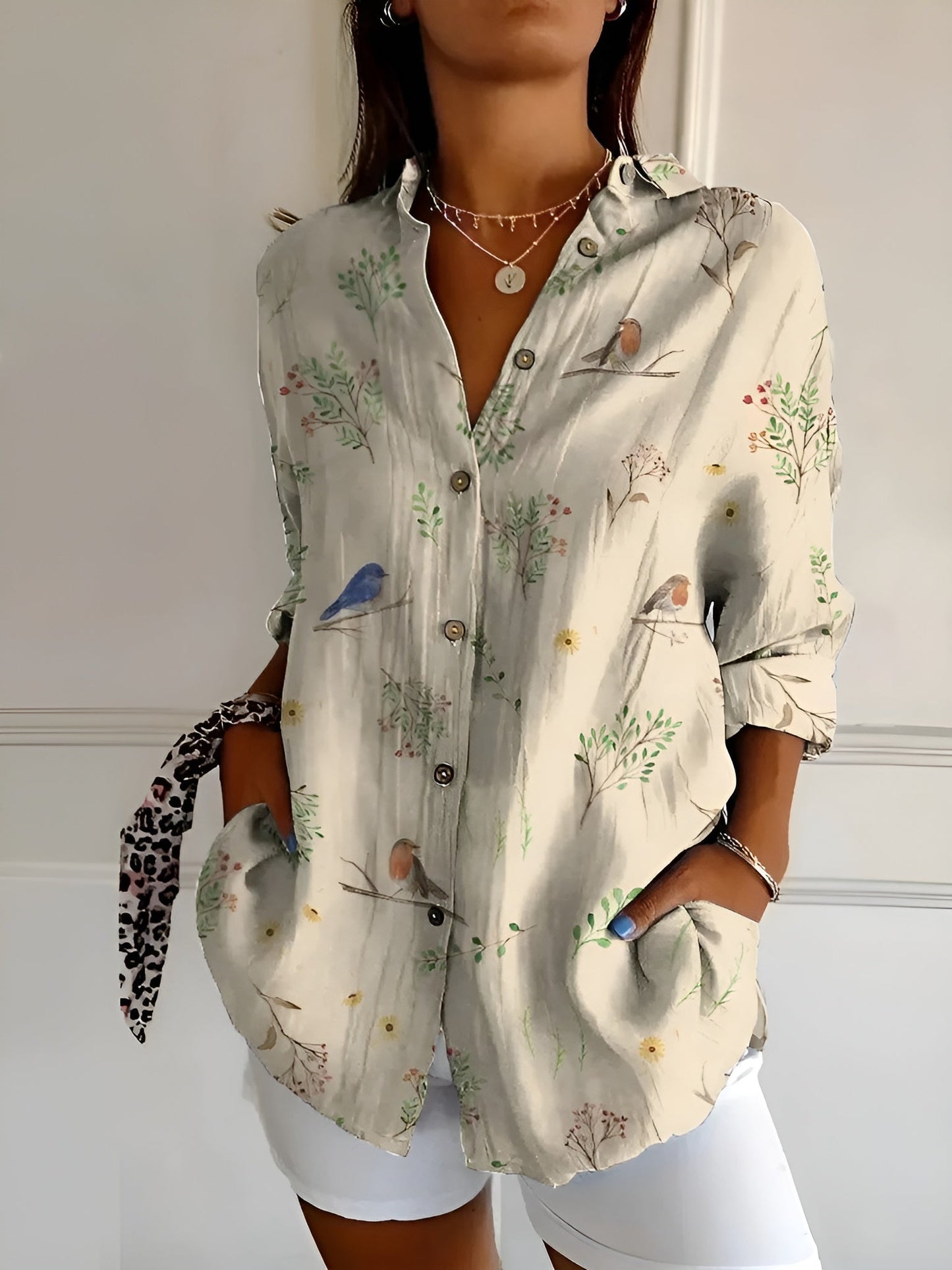 Lou | Chemise légère à imprimé floral pour femme