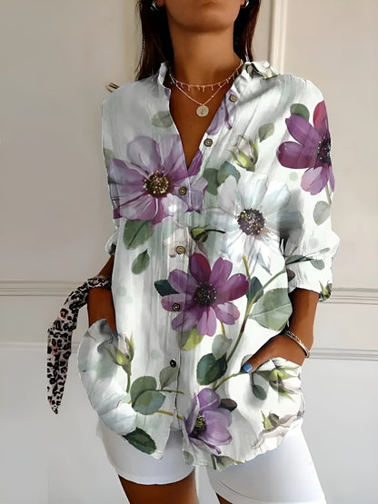 Lou | Chemise légère à imprimé floral pour femme