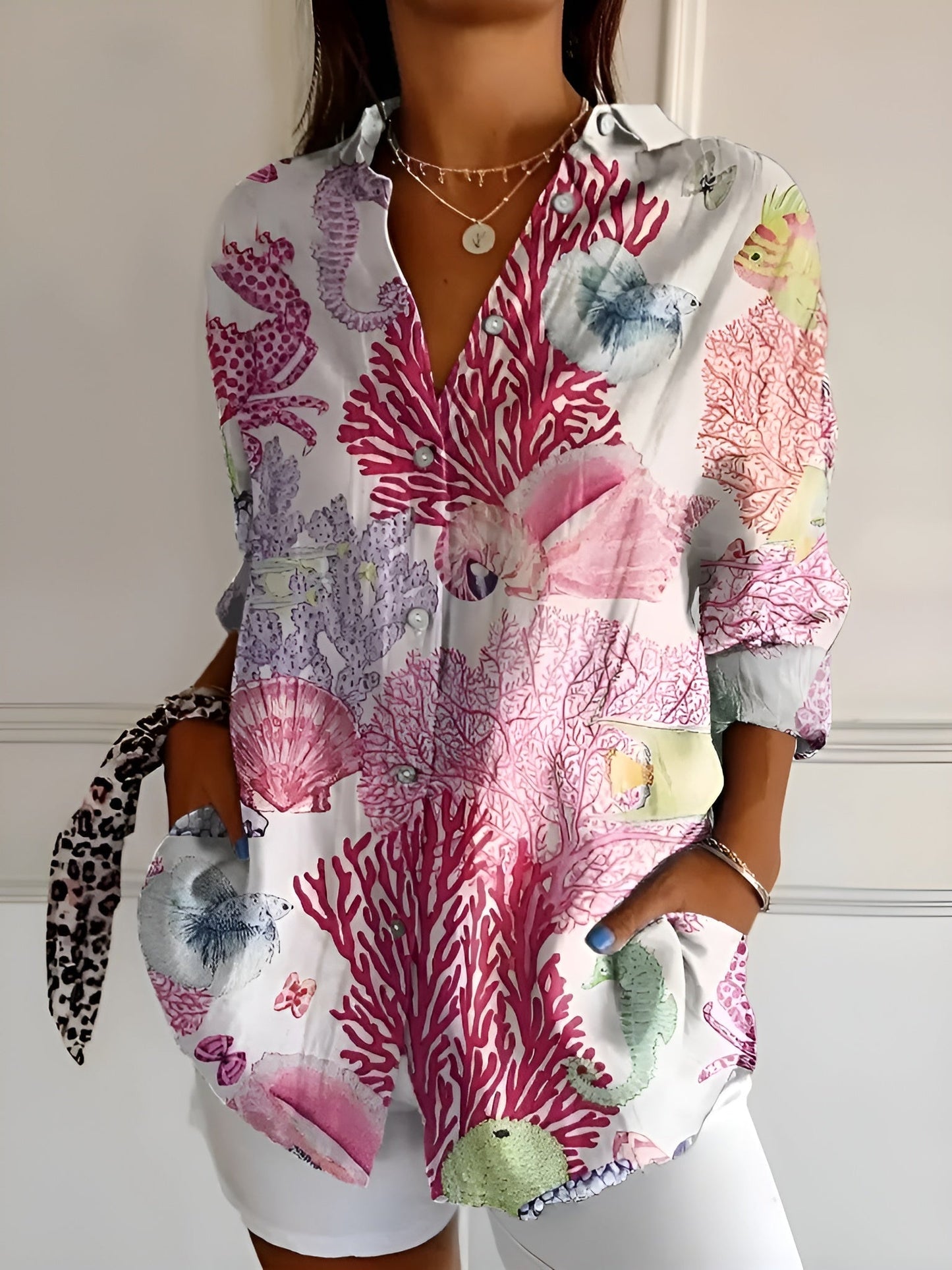 Lou | Chemise légère à imprimé floral pour femme
