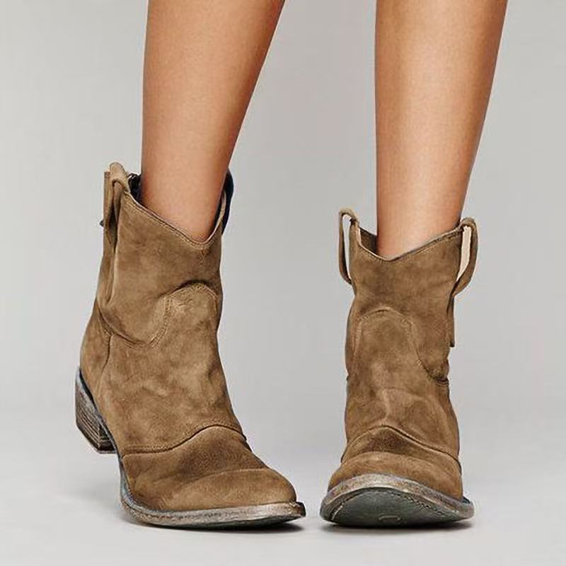 Ophira | Bottines Western en Daim pour Femme