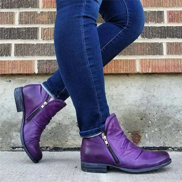 Perle | Bottines Orthopédiques Élégantes à Fermeture Éclair