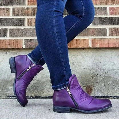 Perle | Bottines Orthopédiques Élégantes à Fermeture Éclair
