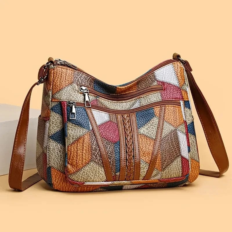 Henriette | Sac Bandoulière Élégant en Patchwork pour Femme