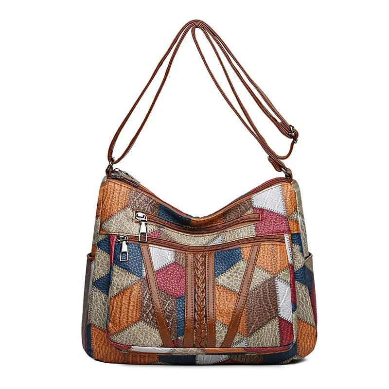 Henriette | Sac Bandoulière Élégant en Patchwork pour Femme