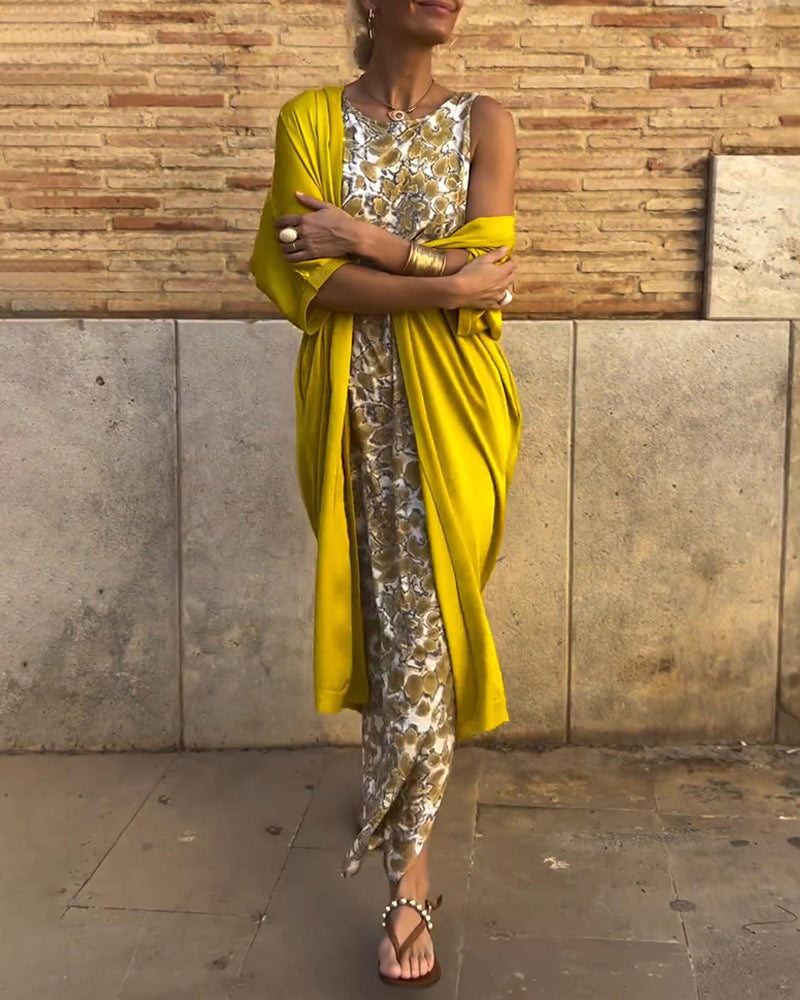 Liliana | Combinaison fluide à imprimé floral et coupe ample