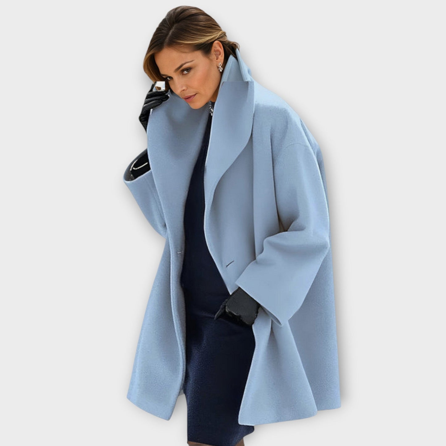 Josiane | Manteau Ample à Col Large pour Femme