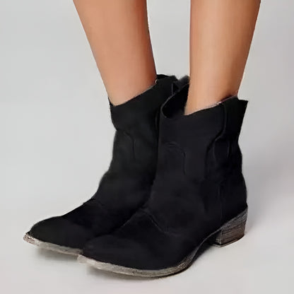 Ophira | Bottines Western en Daim pour Femme