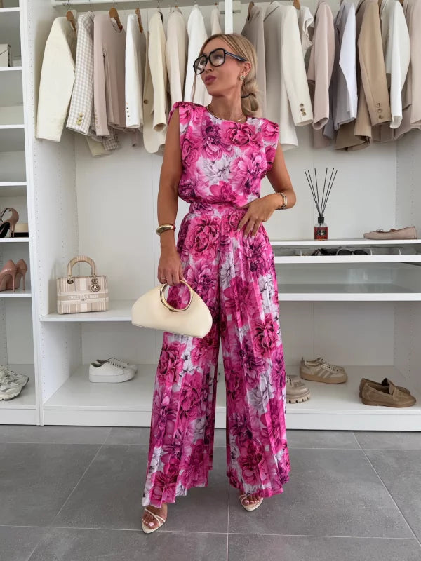 Shirley | Ensemble plissé fluide à silhouette élégante