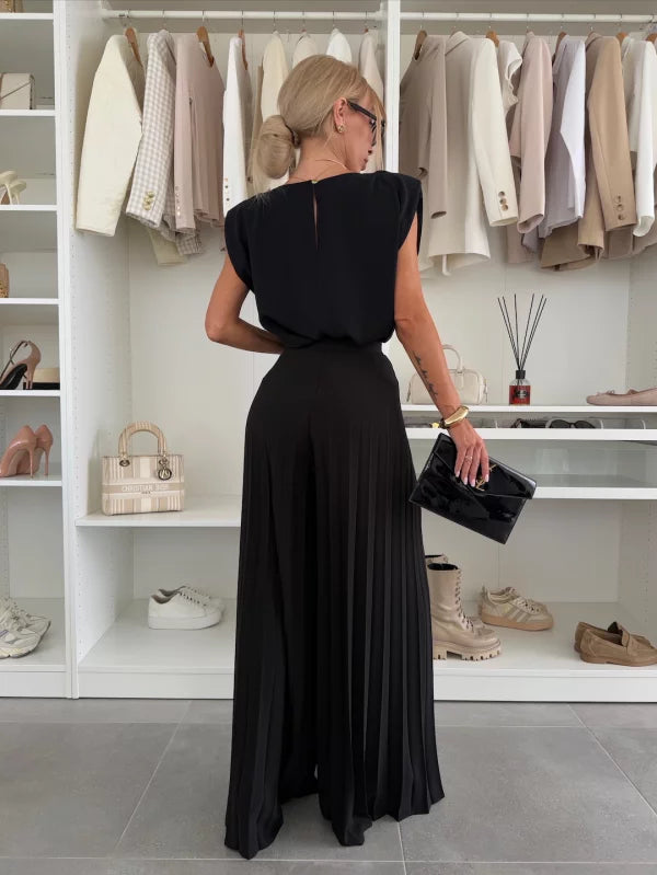 Shirley | Ensemble plissé fluide à silhouette élégante