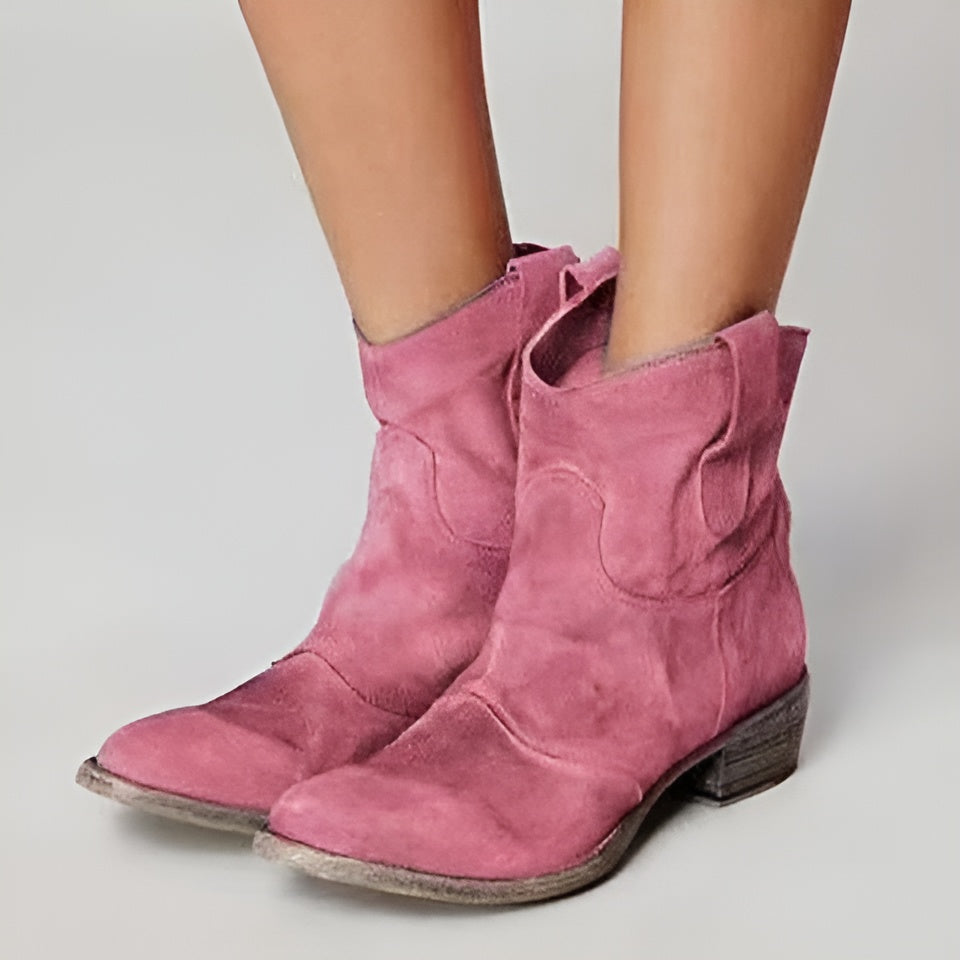 Ophira | Bottines Western en Daim pour Femme