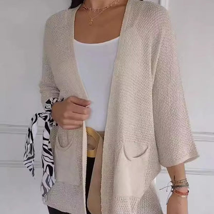 Elle | Cardigan léger en maille fluide