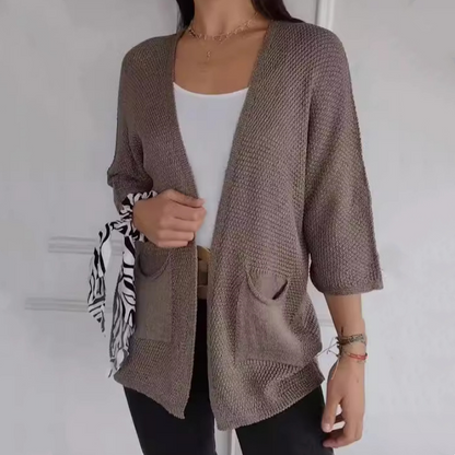 Elle | Cardigan léger en maille fluide